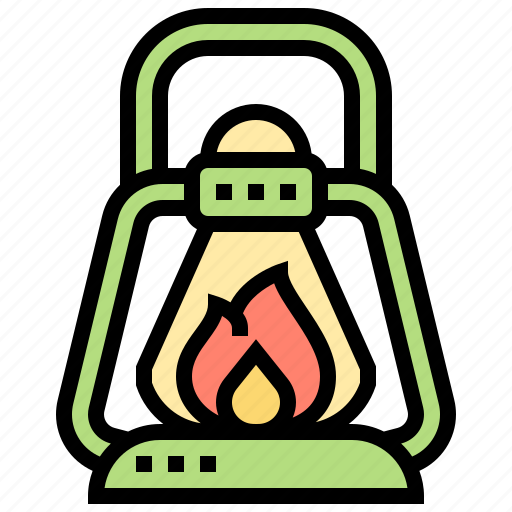 Camping, fire, lamp, lantern, light icon - Download on Iconfinder