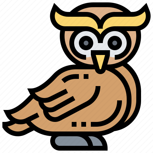 Animal, bird, nocturnal, owl, wildlife icon - Download on Iconfinder