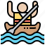 activity, canoe, kayak, river, rowing 