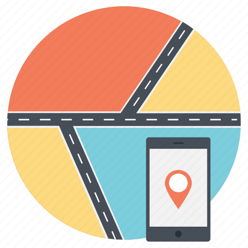 Finding way, gps navigator, journey, navigating road, planning travel icon - Download on Iconfinder