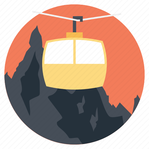 Extreme activity, lift chair, mountain holiday, mountain ride, ride through mountains icon - Download on Iconfinder