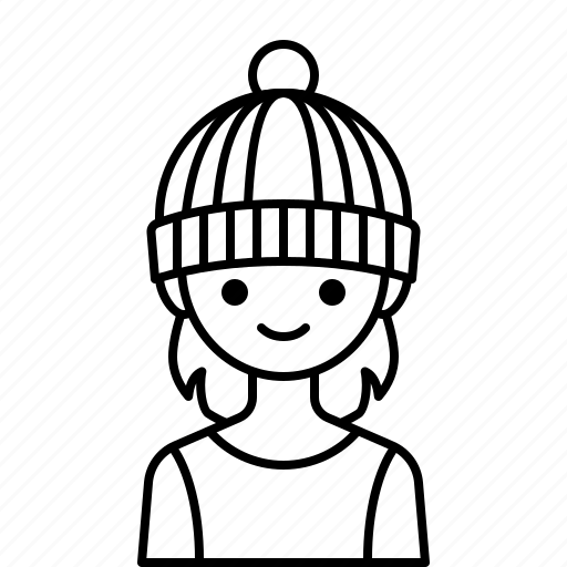 Avatar, girl, hat, picture, profile, woman icon - Download on Iconfinder