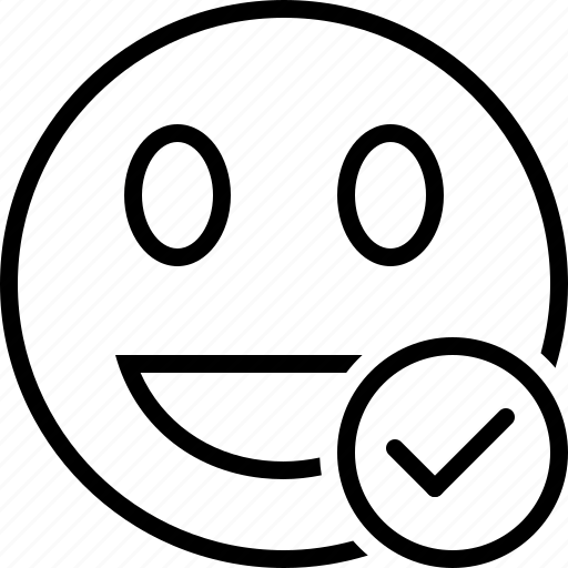 Emoticon, emotion, face, laugh, ok, smile icon - Download on Iconfinder