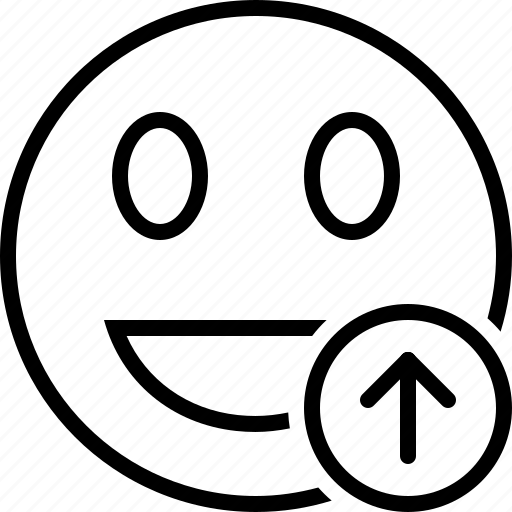 Emoticon, emotion, face, laugh, smile, upload icon - Download on Iconfinder