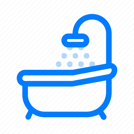 Bath, bathroom, clean, shower icon - Download on Iconfinder
