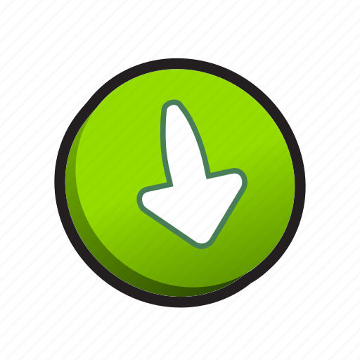 Buttons, down, download icon - Download on Iconfinder