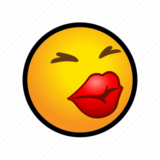 Emoticon, kiss icon - Download on Iconfinder on Iconfinder