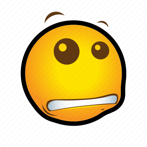 Emoticons, smiley, expression, scared, face, emoji, emoticon icon -  Download on Iconfinder