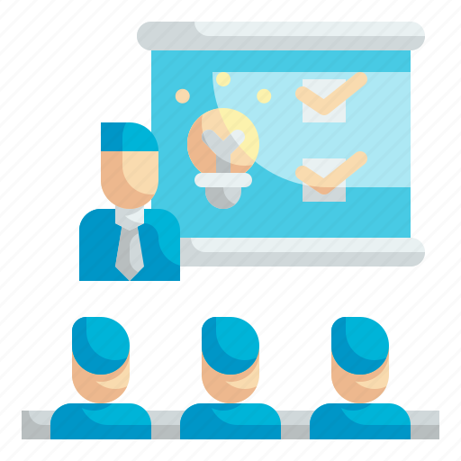 Briefing, seminar, meeting, presentation, conference icon - Download on Iconfinder