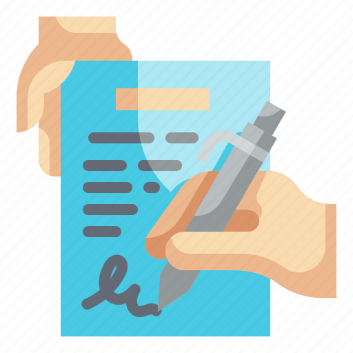 Contract, document, agreement, signature, signing icon - Download on Iconfinder