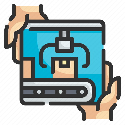 Manufacturing, machine, factory, industry, production icon - Download on Iconfinder