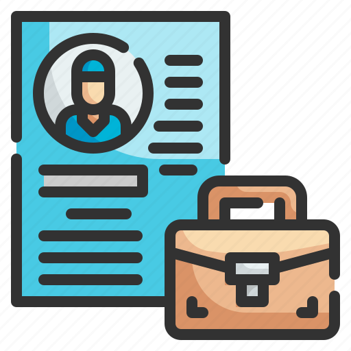 Portfolio, resume, vitae, profile, document icon - Download on Iconfinder