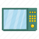 appliance, cartoon, electrical, microwave, object, oven