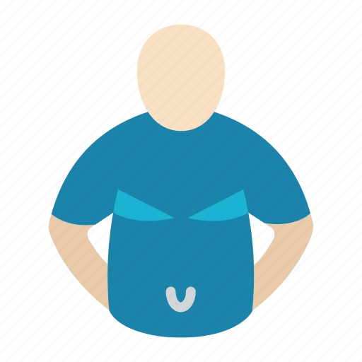 Body fat, fat, fatness, healthy, man, over weight icon - Download on Iconfinder