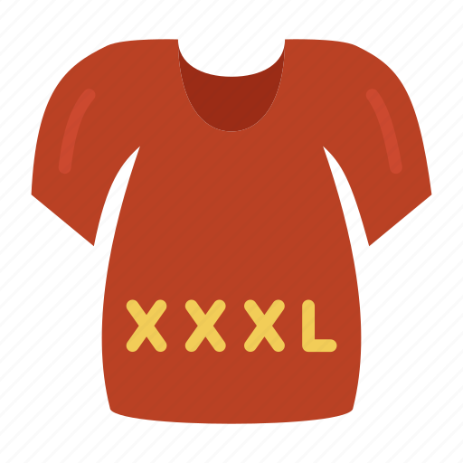 Clothes, extra, large, shirt, size, t shirt, wear icon - Download on Iconfinder