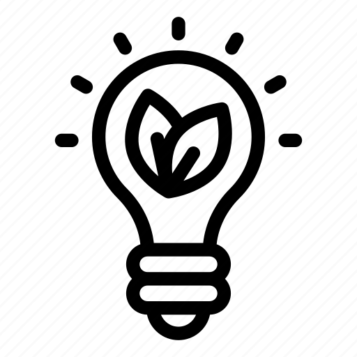 Eco, idea, nature idea, eco idea, ecology bulb, eco light, friendly idea icon - Download on Iconfinder