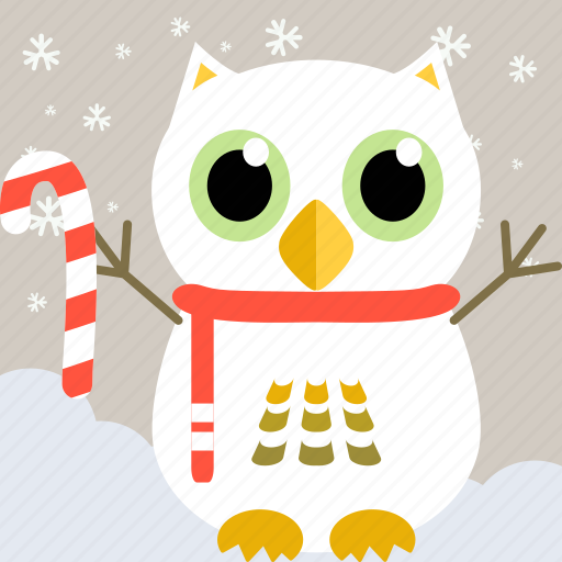 Bird, celebration, christmas, cute, fowl, owl, party icon - Download on Iconfinder