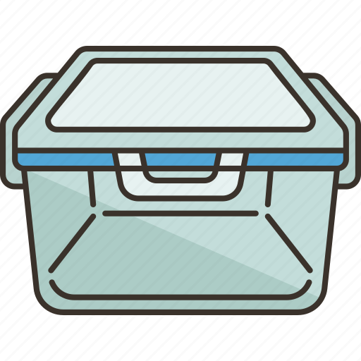 Container, lid, plastic, box, preservation icon - Download on Iconfinder