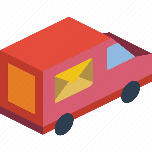 Delivery, iso, isometric, packing, shipping, truck icon - Download on Iconfinder