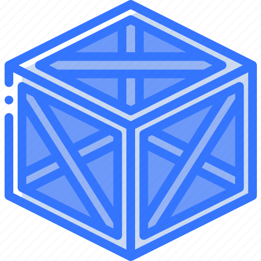Braced, crate, iso, isometric, packing, shipping icon - Download on Iconfinder