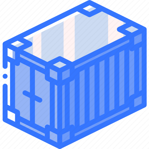 Container, iso, isometric, packing, shipping icon - Download on Iconfinder
