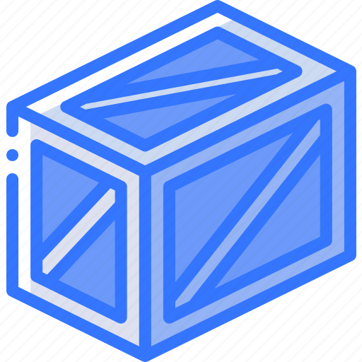 Braced, crate, iso, isometric, packing, shipping icon - Download on Iconfinder