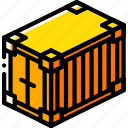 container, iso, isometric, packing, shipping