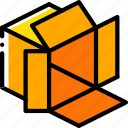 box, iso, isometric, packing, shipping