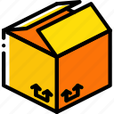 box, iso, isometric, packing, shipping, up
