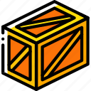 crate, iso, isometric, long, packing, shipping