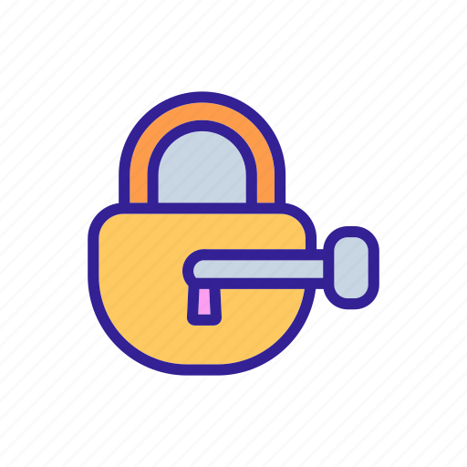 Cipher, closed, opened, outline, padlock, security, tool icon - Download on Iconfinder