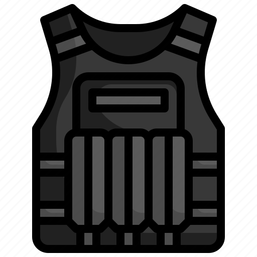 Paintball, armor, vest, gaming icon - Download on Iconfinder