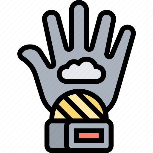 Gloves, hand, protection, uniform, paintball icon - Download on Iconfinder