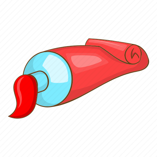 Draw, paint, red, tool, tube icon - Download on Iconfinder
