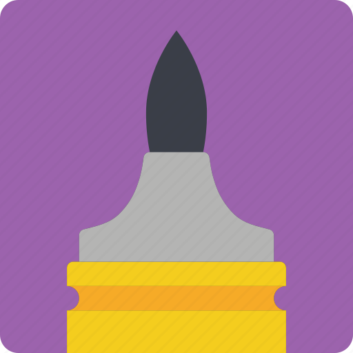 Brush, drawing, illustration, painting, tip, tool icon - Download on Iconfinder