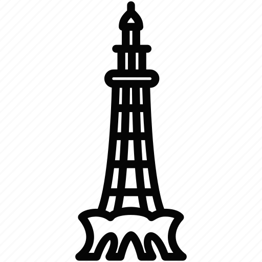 Lahore resolution, lahore tower, minar e pakistan, national tower of pakistan, pakistan resolution icon - Download on Iconfinder