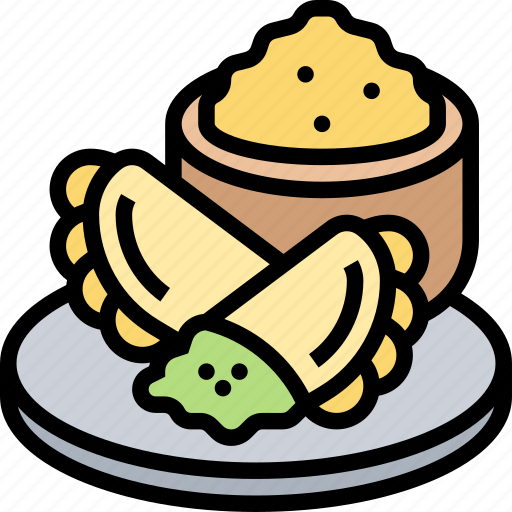 Empanada, puff, bread, dough, pastry icon - Download on Iconfinder