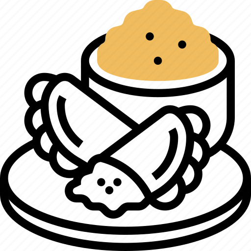 Empanada, puff, bread, dough, pastry icon - Download on Iconfinder