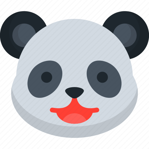Smile, panda, animal, emoji, emoticon, smiley, face icon - Download on Iconfinder