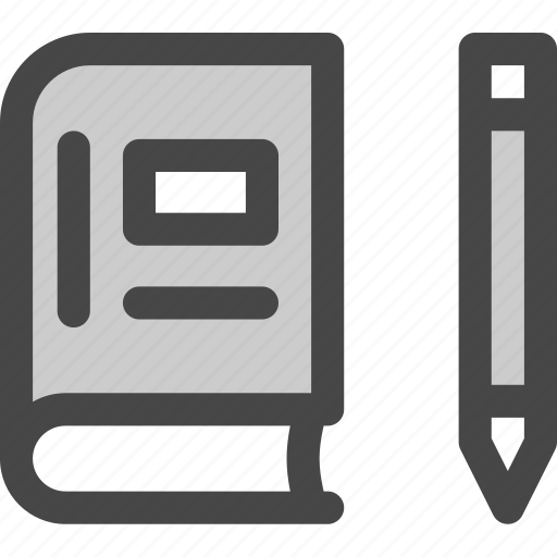 Book, college, draw, pencil, school, study, university icon - Download on Iconfinder