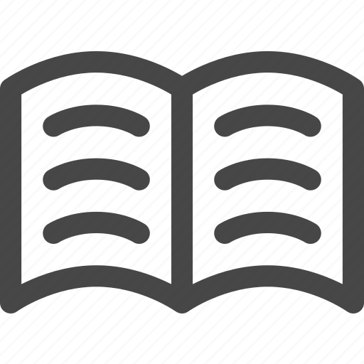 Book, education, open, pages, reading, study, text icon - Download on Iconfinder