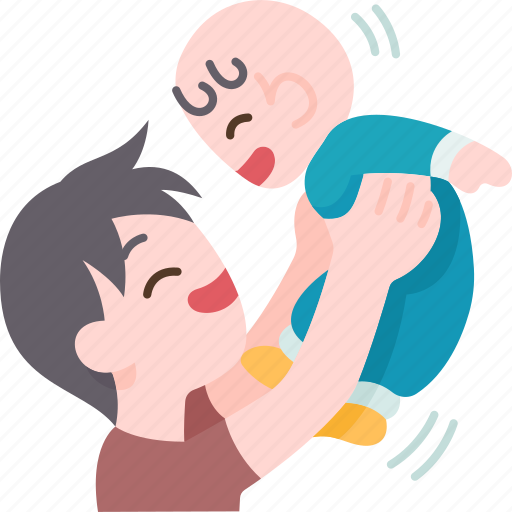 Lifting, fatherhood, baby, child, love icon - Download on Iconfinder