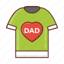 fatherday, shirt, love, parentday, cloth 