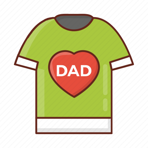 Fatherday, shirt, love, parentday, cloth icon - Download on Iconfinder