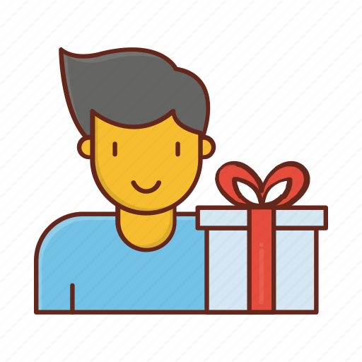 Gift, present, son, parentsday, surprise icon - Download on Iconfinder