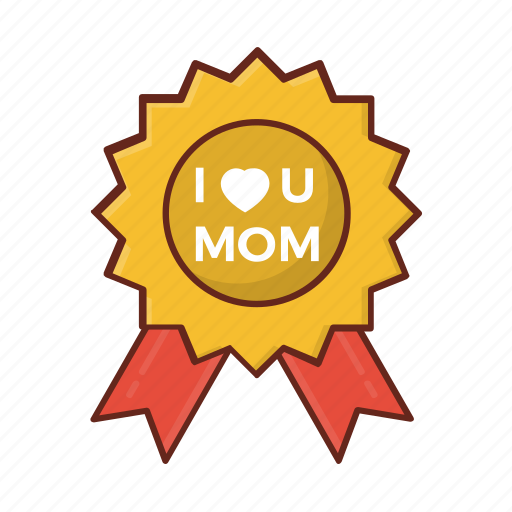 Motherday, love, parentday, badge, wishing icon - Download on Iconfinder