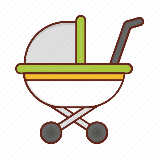 Pram, buggy, carriage, baby, son icon - Download on Iconfinder