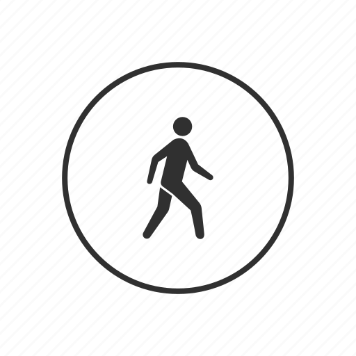 Crossing, pedestrian, road, sign, street sign, walk sign, walking icon - Download on Iconfinder