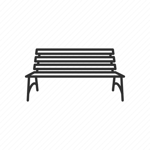 Bench, chair, city, furniture, outdoor, park, park bench icon - Download on Iconfinder
