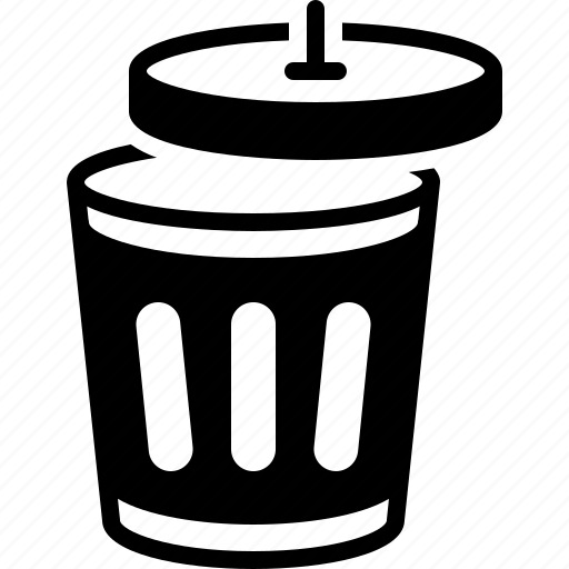 Bin, trash, dustbin, trash bin, garbage, waste bin, dumpster icon - Download on Iconfinder